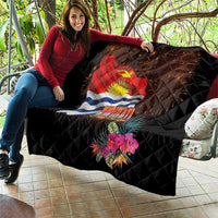 Kiribati Flag and Fireworks Quilt First Place Welcome the New Year - Polynesian Pride