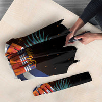 Kiribati Flag and Fireworks Umbrella First Place Welcome the New Year - Polynesian Pride