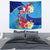 Personalised Haiti 220th Anniversary Independence Day Tapestry Ayiti Flower with Polynesian Pattern LT03 - Polynesian Pride