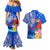 Personalised Samoa 62nd Anniversary Independence Day Couples Matching Mermaid Dress and Hawaiian Shirt Samoan Tribal Flag Style LT03 - Polynesian Pride