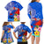 Personalised Samoa 62nd Anniversary Independence Day Family Matching Long Sleeve Bodycon Dress and Hawaiian Shirt Samoan Tribal Flag Style LT03 - Polynesian Pride