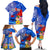 Personalised Samoa 62nd Anniversary Independence Day Family Matching Off Shoulder Long Sleeve Dress and Hawaiian Shirt Samoan Tribal Flag Style LT03 - Polynesian Pride