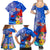 Personalised Samoa 62nd Anniversary Independence Day Family Matching Summer Maxi Dress and Hawaiian Shirt Samoan Tribal Flag Style LT03 - Polynesian Pride