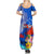 Personalised Samoa 62nd Anniversary Independence Day Summer Maxi Dress Samoan Tribal Flag Style LT03 - Polynesian Pride