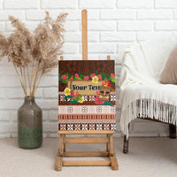 Pasifika Festival Auckland Canvas Wall Art Polynesian Tribal with Pacific Pattern Brown Color LT03 - Polynesian Pride