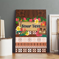 Pasifika Festival Auckland Canvas Wall Art Polynesian Tribal with Pacific Pattern Brown Color LT03 - Polynesian Pride