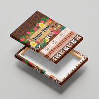 Pasifika Festival Auckland Canvas Wall Art Polynesian Tribal with Pacific Pattern Brown Color LT03 - Polynesian Pride