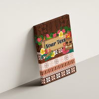 Pasifika Festival Auckland Canvas Wall Art Polynesian Tribal with Pacific Pattern Brown Color LT03 - Polynesian Pride