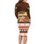 Pasifika Festival Auckland Family Matching Long Sleeve Bodycon Dress and Hawaiian Shirt Polynesian Tribal with Pacific Pattern Brown Color LT03 - Polynesian Pride