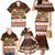 Pasifika Festival Auckland Family Matching Mermaid Dress and Hawaiian Shirt Polynesian Tribal with Pacific Pattern Brown Color LT03 - Polynesian Pride