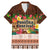 Pasifika Festival Auckland Family Matching Mermaid Dress and Hawaiian Shirt Polynesian Tribal with Pacific Pattern Brown Color LT03 Dad's Shirt - Short Sleeve Brown - Polynesian Pride