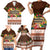 Pasifika Festival Auckland Family Matching Short Sleeve Bodycon Dress and Hawaiian Shirt Polynesian Tribal with Pacific Pattern Brown Color LT03 - Polynesian Pride