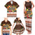 Pasifika Festival Auckland Family Matching Tank Maxi Dress and Hawaiian Shirt Polynesian Tribal with Pacific Pattern Brown Color LT03 - Polynesian Pride