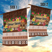 Pasifika Festival Auckland Garden Flag Polynesian Tribal with Pacific Pattern Brown Color LT03 - Polynesian Pride