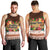 Pasifika Festival Auckland Men Tank Top Polynesian Tribal with Pacific Pattern Brown Color LT03 - Polynesian Pride