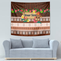 Pasifika Festival Auckland Tapestry Polynesian Tribal with Pacific Pattern Brown Color LT03 - Polynesian Pride