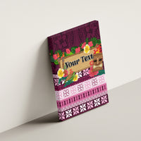 Pasifika Festival Auckland Canvas Wall Art Polynesian Tribal with Pacific Pattern Pink Color LT03 - Polynesian Pride