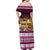 Pasifika Festival Auckland Family Matching Off Shoulder Maxi Dress and Hawaiian Shirt Polynesian Tribal with Pacific Pattern Pink Color LT03 - Polynesian Pride