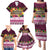 Pasifika Festival Auckland Family Matching Puletasi and Hawaiian Shirt Polynesian Tribal with Pacific Pattern Pink Color LT03 - Polynesian Pride