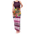 Pasifika Festival Auckland Family Matching Tank Maxi Dress and Hawaiian Shirt Polynesian Tribal with Pacific Pattern Pink Color LT03 Mom's Dress Pink - Polynesian Pride