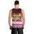 Pasifika Festival Auckland Men Tank Top Polynesian Tribal with Pacific Pattern Pink Color LT03 - Polynesian Pride