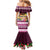 Pasifika Festival Auckland Mermaid Dress Polynesian Tribal with Pacific Pattern Pink Color LT03 - Polynesian Pride