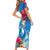 Yap Day Family Matching Short Sleeve Bodycon Dress and Hawaiian Shirt Tapa Pattern with Hisbiscus LT03 - Polynesian Pride