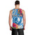 Yap Day Men Tank Top Tapa Pattern with Hisbiscus LT03 - Polynesian Pride