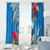 Yap Day Window Curtain Tapa Pattern with Hisbiscus