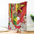 Personalised Hawaii and Philippines Together Blanket The Emblems with Cultural Symbols Green-Yellow-Red Tricolor