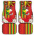 Personalised Hawaii and Philippines Together Car Mats The Emblems with Cultural Symbols Green-Yellow-Red Tricolor