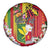 Personalised Hawaii and Philippines Together Spare Tire Cover The Emblems with Cultural Symbols Green-Yellow-Red Tricolor