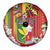 Personalised Hawaii and Philippines Together Spare Tire Cover The Emblems with Cultural Symbols Green-Yellow-Red Tricolor