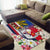 Personalised Hawaii and Philippines Together Area Rug The Emblems with Cultural Symbols Blue-White-Red Tricolor