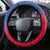 Hawaii and Philippines Together Steering Wheel Cover The Emblems with Cultural Symbols Blue-White-Red Tricolor