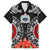 Samoa Siapo Ula Fala Hawaiian Shirt With Ginger Plant Black Color LT03 Black - Polynesian Pride