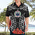 Samoa Siapo Ula Fala Hawaiian Shirt With Ginger Plant Black Color LT03 - Polynesian Pride