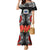 Samoa Siapo Ula Fala Mermaid Dress With Ginger Plant Black Color LT03 Women Black - Polynesian Pride