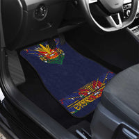 Haiti Flag Traditional Dashiki Car Mats Black Color LT03 - Polynesian Pride