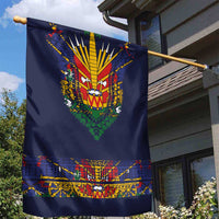 Haiti Flag Traditional Dashiki Garden Flag Black Color - Polynesian Pride