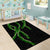 Hawaii Maile Lei Area Rug Aloha Black Color