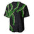 Hawaii Maile Lei Baseball Jersey Aloha Black Color