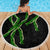 Hawaii Maile Lei Beach Blanket Aloha Black Color