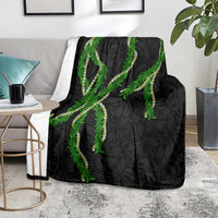 Hawaii Maile Lei Blanket Aloha Black Color LT03 - Polynesian Pride