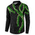 Hawaii Maile Lei Button Sweatshirt Aloha Black Color