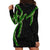 Hawaii Maile Lei Hoodie Dress Aloha Black Color