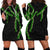 Hawaii Maile Lei Hoodie Dress Aloha Black Color