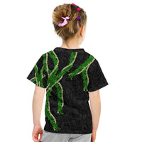 Hawaii Maile Lei Kid T Shirt Aloha Black Color