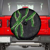 Hawaii Maile Lei Spare Tire Cover Aloha Black Color LT03 - Polynesian Pride