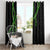 Hawaii Maile Lei Window Curtain Aloha Black Color